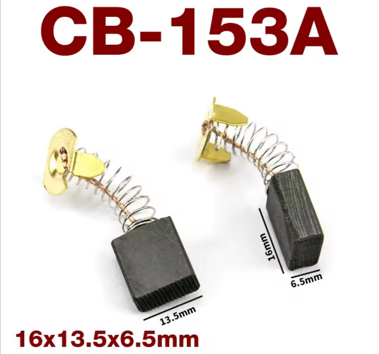 زغال ماکیتا CB 153 (اصلی) 1002BA 1805N 2012 2012NB 2703 2704 3501N 3601B 3612BR 4107R 5007F 5007MG 5007N 5007NF 5103N 5201N 5900B 5902B 6910 7104L 9105 9209BR 9607GB 9609GB LF1000 LS1013 LS1016 LS1030 LS1040 LS1040F LS1212 LS1214 LS1214F LS1216 LS1221 MBS400 MT940 TW1000 UC3530A UC4030A